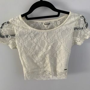 Garage Lace Crop Top
